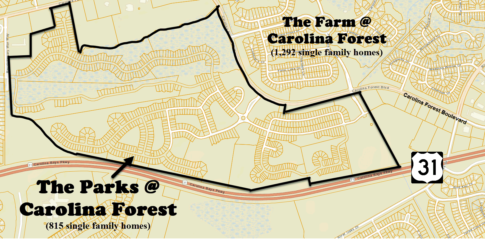 The Parks at Carolina Forest - new home community in Carolina Forest