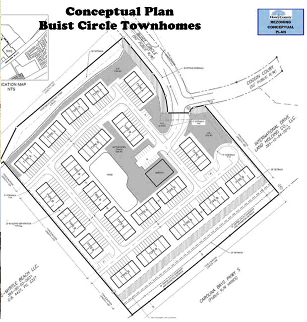 Buist Circle Townhomes Conceptual Plan