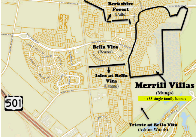 Merrill Villas new home community in Carolina Forest